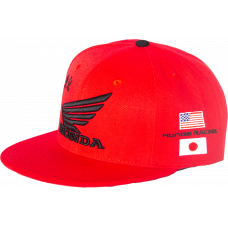 HONDA HAT FACTORY SNAPBACK RED