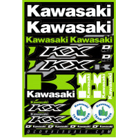 KAWASAKI DECAL SHEET 12