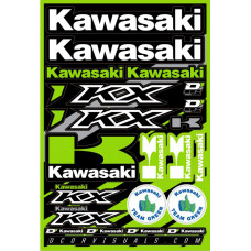 KAWASAKI DECAL SHEET 12