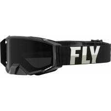 ZONE PRO W/C GOGGLE BLK/WHITE W/DARK SMOKE HYDRO LENS