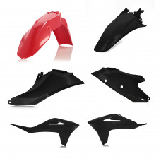 PLASTIC KIT GAS/KTM RED/BLACK