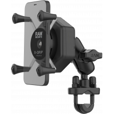 X-GRIP VIBE-SAFE PHONE MOUNT WITH U-BOLT BASE SHORT