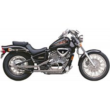 BLVD DRAG PIPES F/S CHROME HON VLX600 88-98