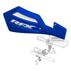 RACE SERIES HANDGUARD BLUE INC MOUNT KIT