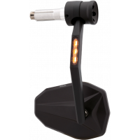VICTORY RIM BAR END MIRROR WITH RUN LIGHTS/TURN SIGNALS