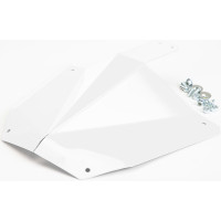 SKID PLATE WHT FOR GEN4 FRONT BUMPER S/M