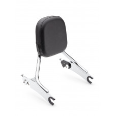 DETACH BACKREST-SHORT-MED PAD CHROME CHIEFTAIN 14-25