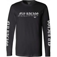 FLY BARBED WIRE L/S BLACK LG