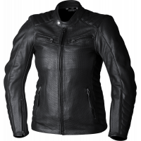 LADIES ROADSTER AIR CE JACKET BLACK LEATHER XS