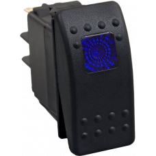 LIGHTED ROCKER SWITCH BLUE