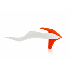 RADIATOR SHROUD WHITE/ORANGE