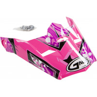 VISOR W/SCREWS HOOPER MX-46Y BLK/PNK/PURPLE YS-YL