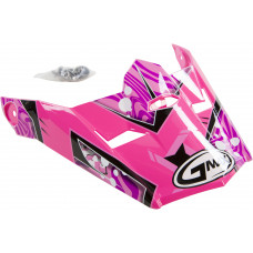 VISOR W/SCREWS HOOPER MX-46Y BLK/PNK/PURPLE YS-YL