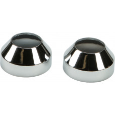 FORK BOOT CAPS CHROME FX XL W/35MM