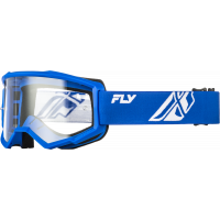 YOUTH FOCUS GOGGLE BLUE/WHITE W/ CLEAR LENS