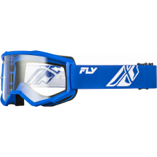 YOUTH FOCUS GOGGLE BLUE/WHITE W/ CLEAR LENS