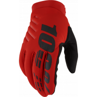 BRISKER GLOVES RED LG