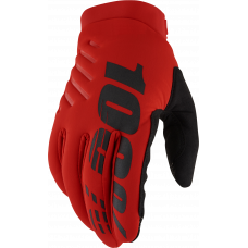 BRISKER GLOVES RED LG