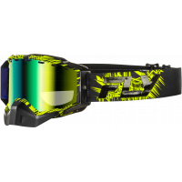 ZONE SNOW GOGGLE GRN/BLK W/GREEN MIR/YELLOW LENS