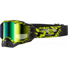 ZONE SNOW GOGGLE GRN/BLK W/GREEN MIR/YELLOW LENS