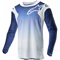 RACER HOEN JERSEY WHITE/DARK NAVY/LIGHT BLUE XL