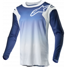 RACER HOEN JERSEY WHITE/DARK NAVY/LIGHT BLUE XL