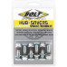 SPROCKET FASTENERS SILVER 6/PK