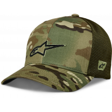 RECON CAMO TRUCKER HAT GREEN CAMO