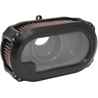 NL AIR CLEANER W/GLASS BLKW/BLK CVO `23 RG FLHX `24