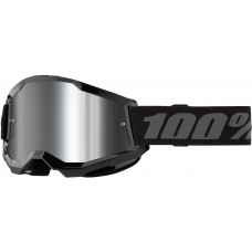 STRATA 2 GOGGLE BLACK MIRROR SILVER LENS