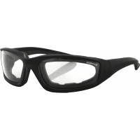 FOAMERZ SUNGLASSES 2 BLACK W/CLEAR LENS