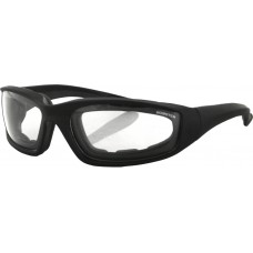 FOAMERZ SUNGLASSES 2 BLACK W/CLEAR LENS