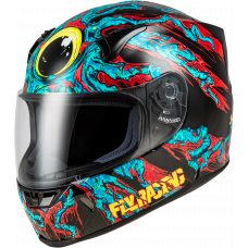 REVOLT SPACE CREEP HELMET LIGHT BLUE/BLACK/RED 2X