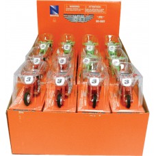 REPLICA 1:32 MINI BIKE SET 4 ASSORTED MINI BIKES 24/PC