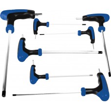 7 PC MET T-HANDLE SET HEX