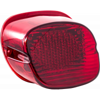 DELUX SLANTBACK LED TAILGHT RED LENSE