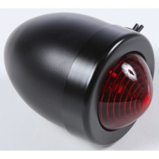 BULLET MARKER LIGHT BLACK RED LENS DUAL FILAMENT