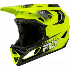 YTH RAYCE SONAR BICYCLE HLMT HI-VIS/BLACK/WHITE YL