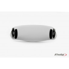 VISOR MULTI-ADJUSTABLE CLIP-ON SMOKE 95X255MM