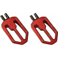 PRO ONE M8 PEG MOTO V2 RED ANODIZE