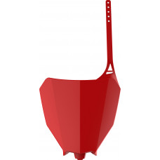 FRONT NUMBER PLATE RED