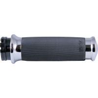 CUSTOM CONTOUR GRIPS CABLE THROTTLE CHROME