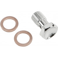 BANJO BOLT CHROME 10MMX1.0 SHORT