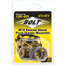 ENGINE DRAIN PLUG WASHER M18X24 ALUMINUM  5PK