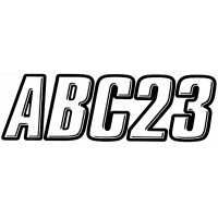 SERIES 800 REGISTRATION KIT WHITE/BLACK