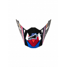 VISOR S-M10 22.06 - ERA BLU/RED/YLW FLUO GLOSSY