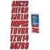 SERIES 800 REGISTRATION KIT RED/BLACK