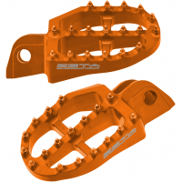 ALUMINUM FOOTPEGS ORANGE