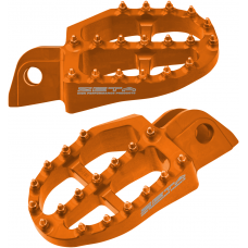 ALUMINUM FOOTPEGS ORANGE