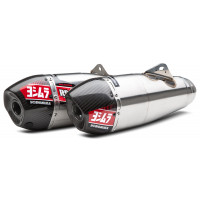 RS-9 HEADER/CANISTER/END CAP EXHAUST DUAL SLIP-ON SS-AL-CF